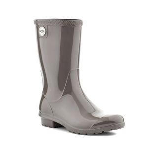 Grey UGG rain boots